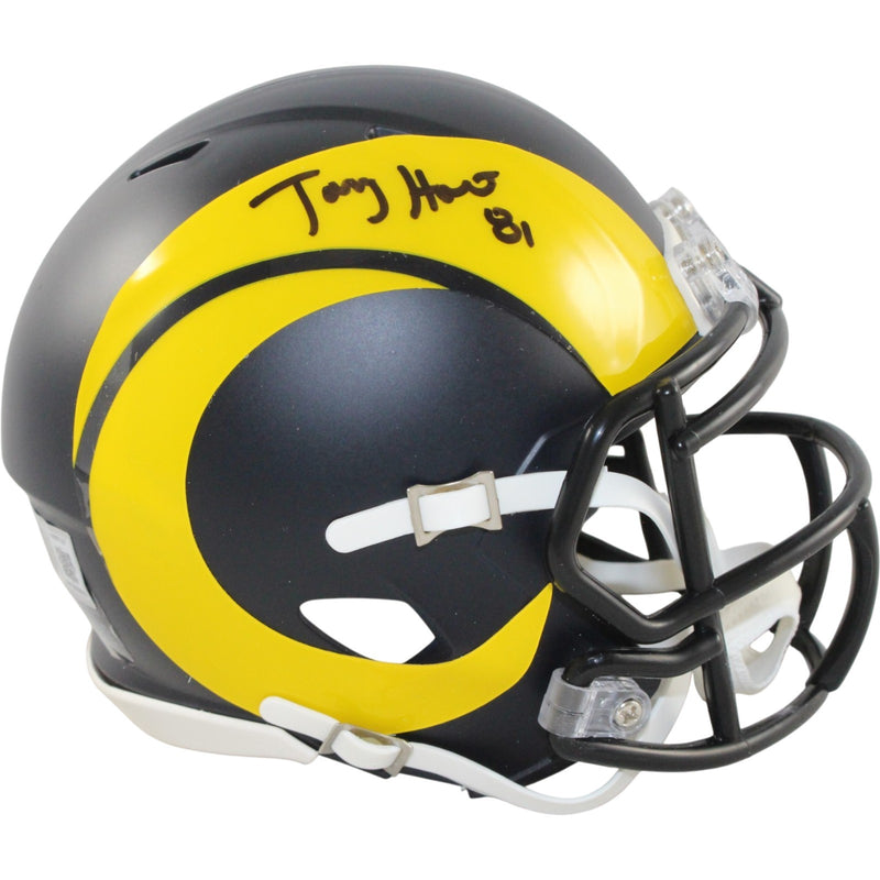 Torry Holt Signed Los Angeles Rams Rivalries Mini Helmet