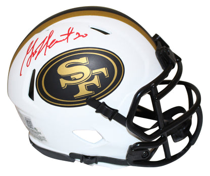Garrison Hearst San Francisco 49ers Signed Lunar Mini Helmet Beckett