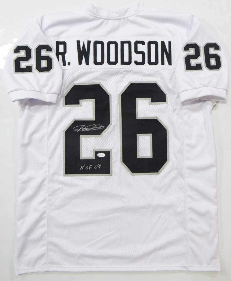 Rod Woodson Signed White Custom Football Jersey - HOF Inscribed
