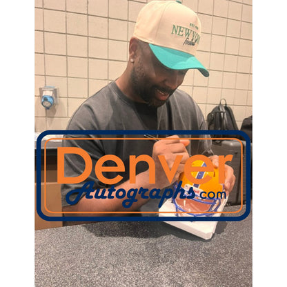 Darrelle Revis Signed Pittsburgh Panthers Gold Mini Helmet