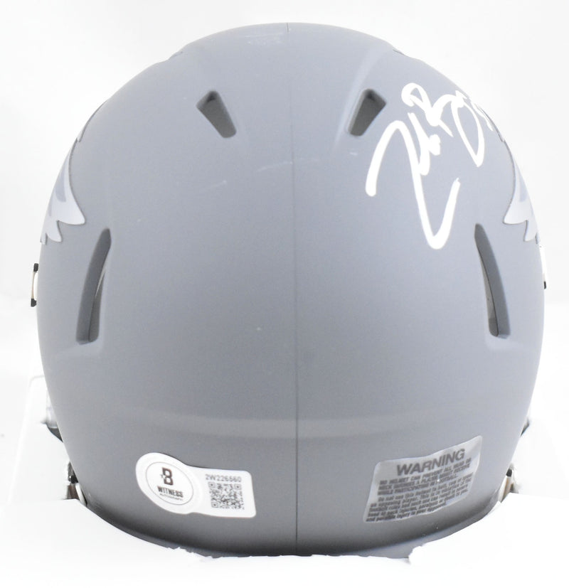 Zack Baun Signed Philadelphia Eagles Slate Speed Mini Helmet