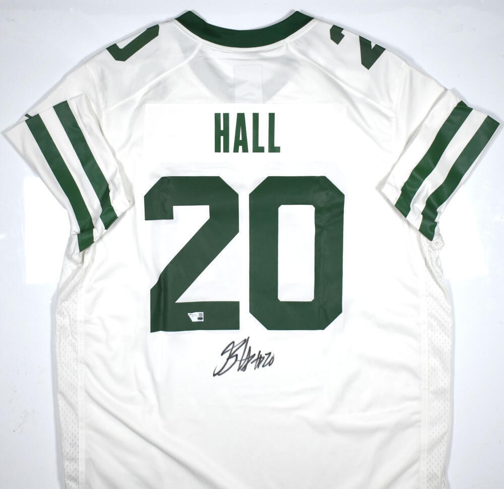 Breece Hall Autographed New York Jets Black Nike Jersey