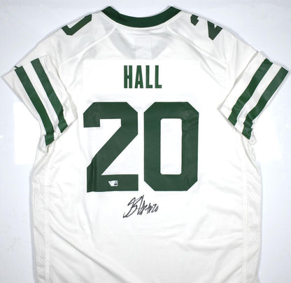 Breece Hall Autographed New York Jets Black Nike Jersey