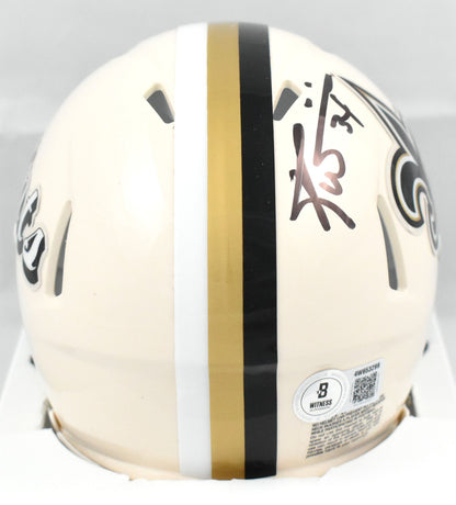 Ricky Williams Signed New Orleans Saints Retro Speed Mini Helmet
