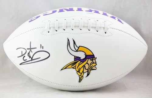 Daunte Culpepper Autographed Minnesota Vikings Black Logo Football