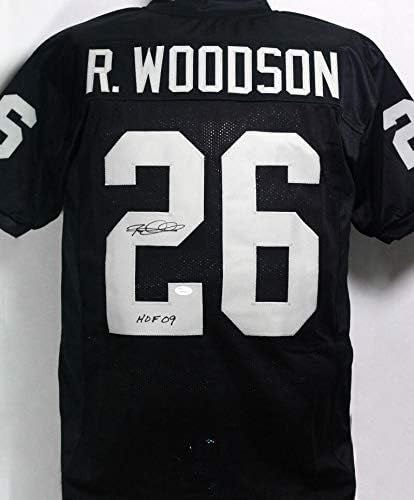 Rod Woodson Autographed Pittsburgh Steelers Style Black Jersey (HOF)