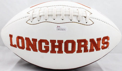 D'Onta Foreman Signed Texas Longhorns Logo Football