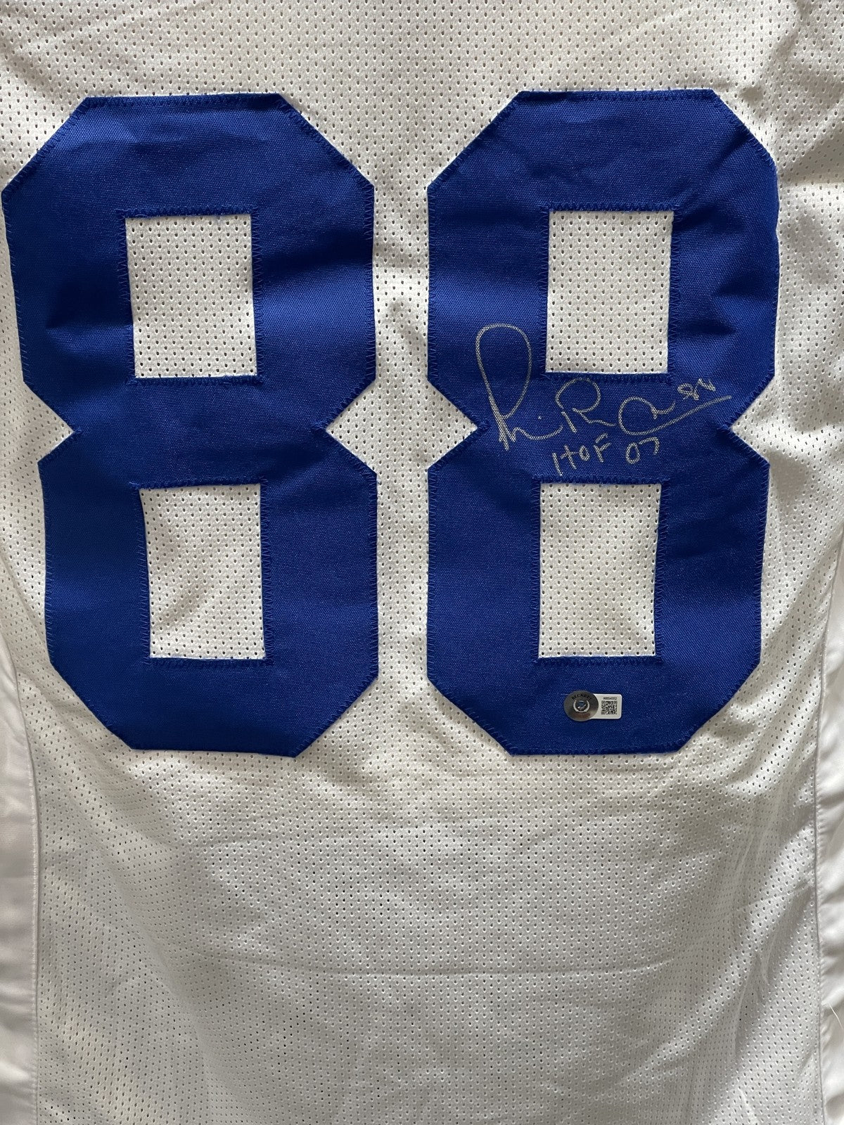 Michael Irvin Autographed Dallas Cowboys Pro Style Jersey - White