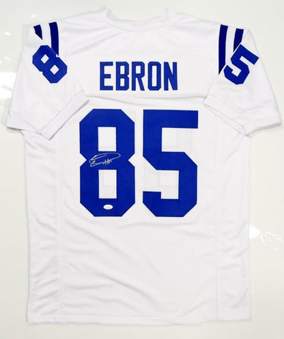 Eric Ebron Signed White Custom Football Jersey