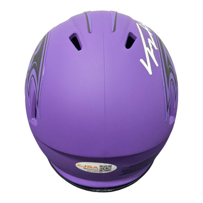 Trey Hendrickson Signed Baltimore Ravens Rave Mini Helmet JSA