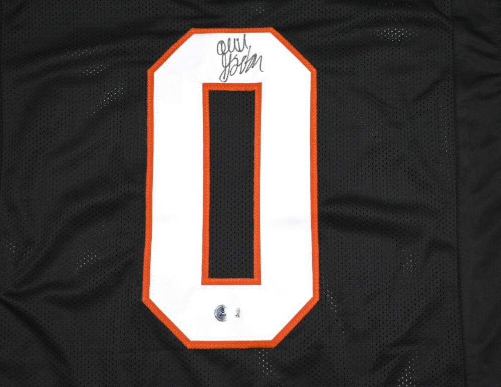 Ollie Gordon II Autographed Black Custom Football Jersey