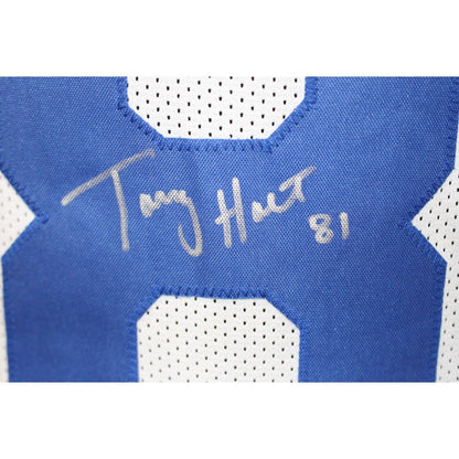 Torry Holt Autographed White Pro Style Jersey