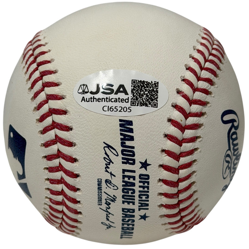 Chase Dollander Signed Colorado Rockies Official MLB Baseball JSA COA