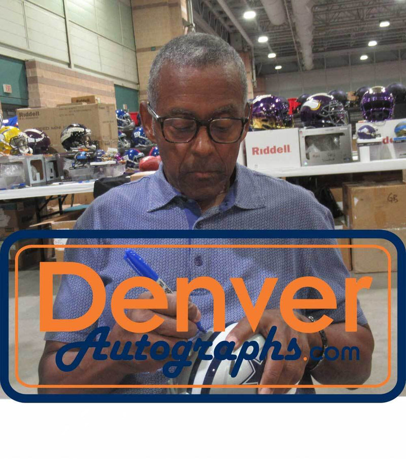 Tony Dorsett Dallas Cowboys Signed Riddell Speed Mini Helmet (Beckett)