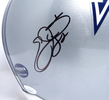 Troy Aikman, Emmitt Smith & Michael Irvin Signed Dallas Cowboys Full Size Helmet