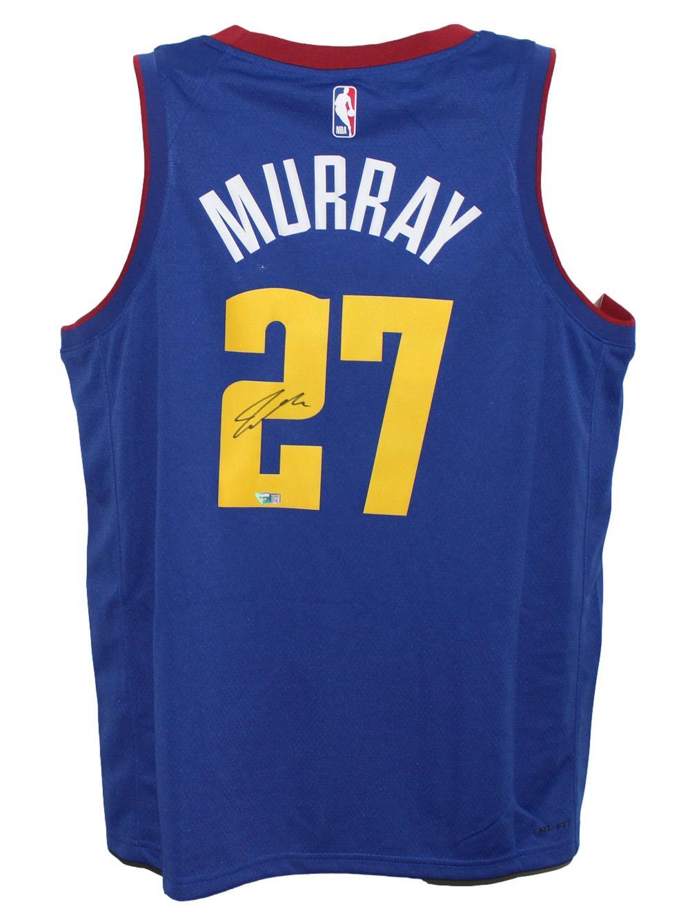 Jamal Murray Signed Denver Nuggets Blue Dri-Fit Basketball Jersey