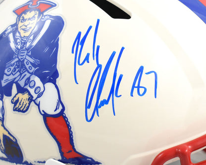 Rob Gronkowski Signed New England Patriots Retro Full Size Helmet