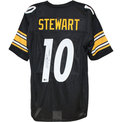 Kordell Stewart Signed Black Pro Style Jersey "Slash" Inscription