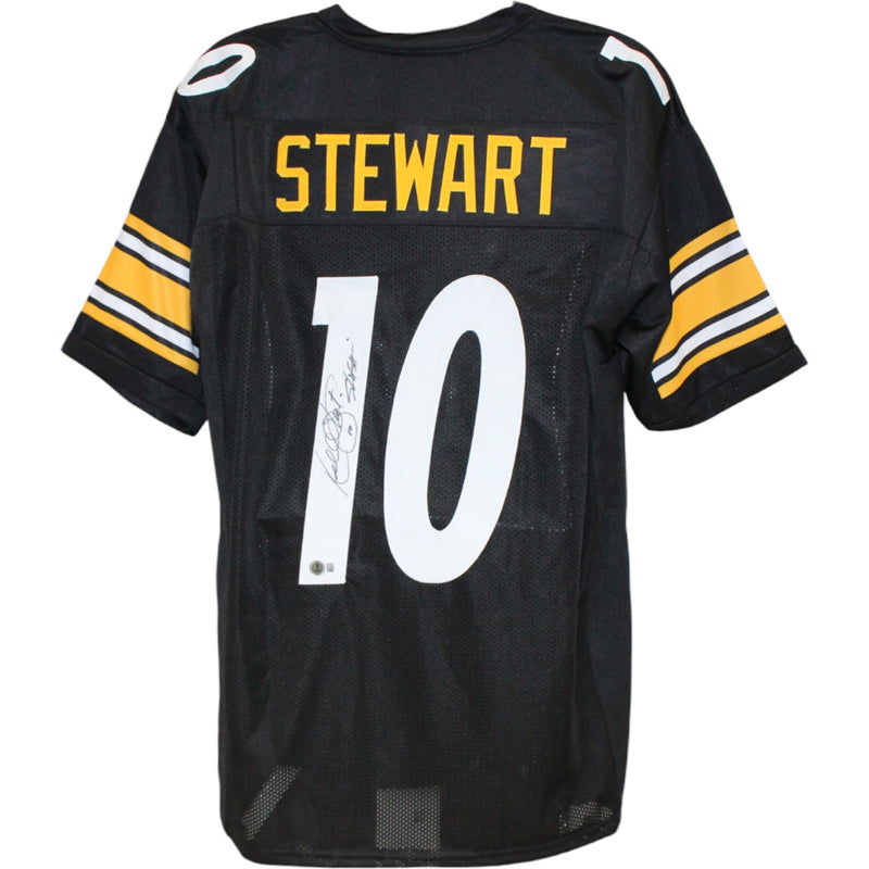 Kordell Stewart Signed Black Pro Style Jersey "Slash" Inscription
