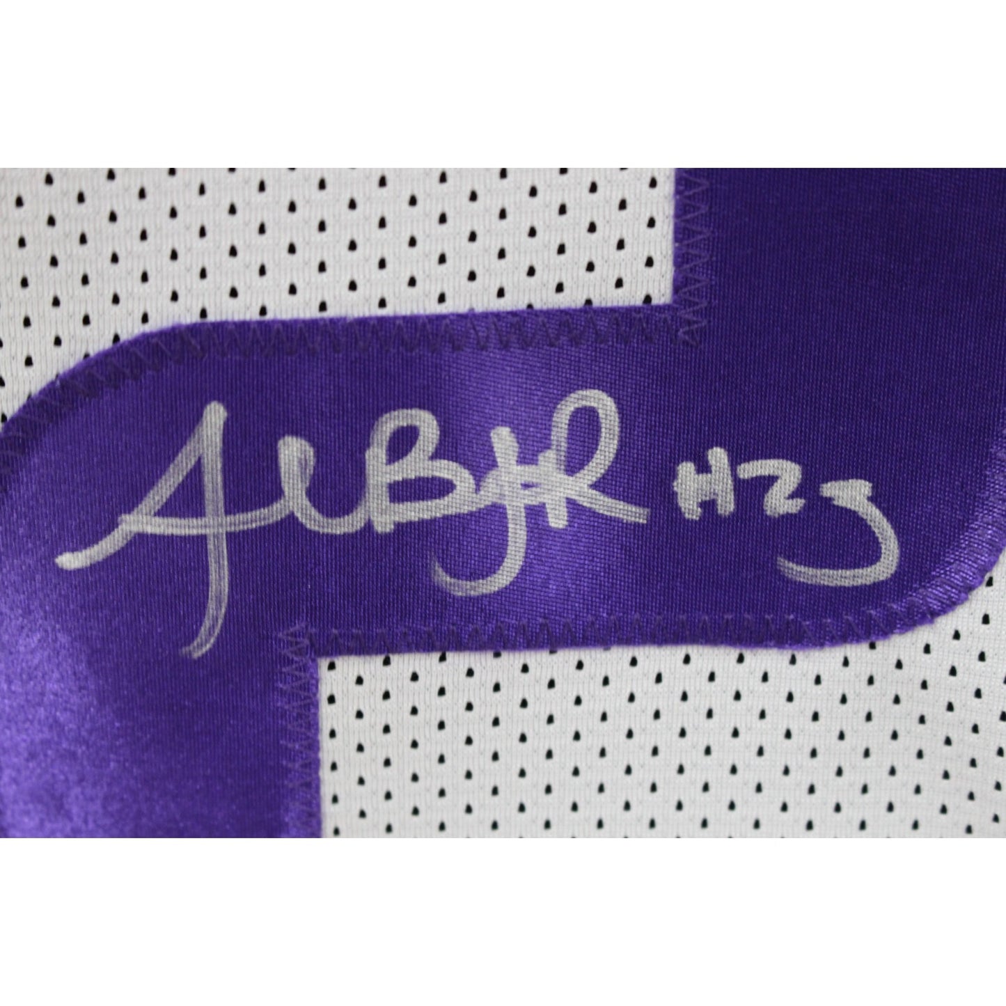 Andrew Booth Jr Autographed White Pro Style Jersey (Beckett)