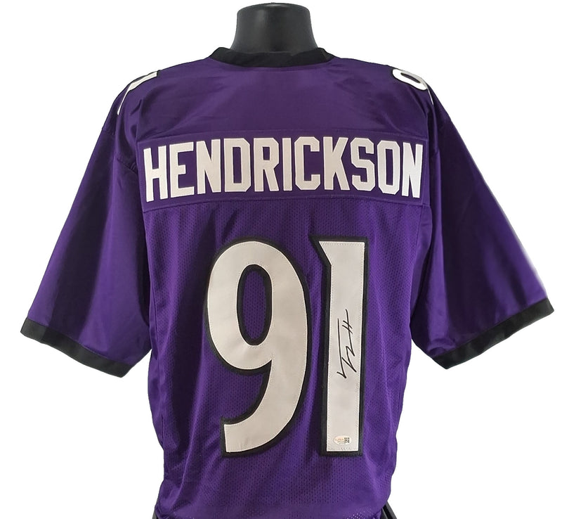 Trey Hendrickson Autographed Baltimore Ravens Custom Jersey