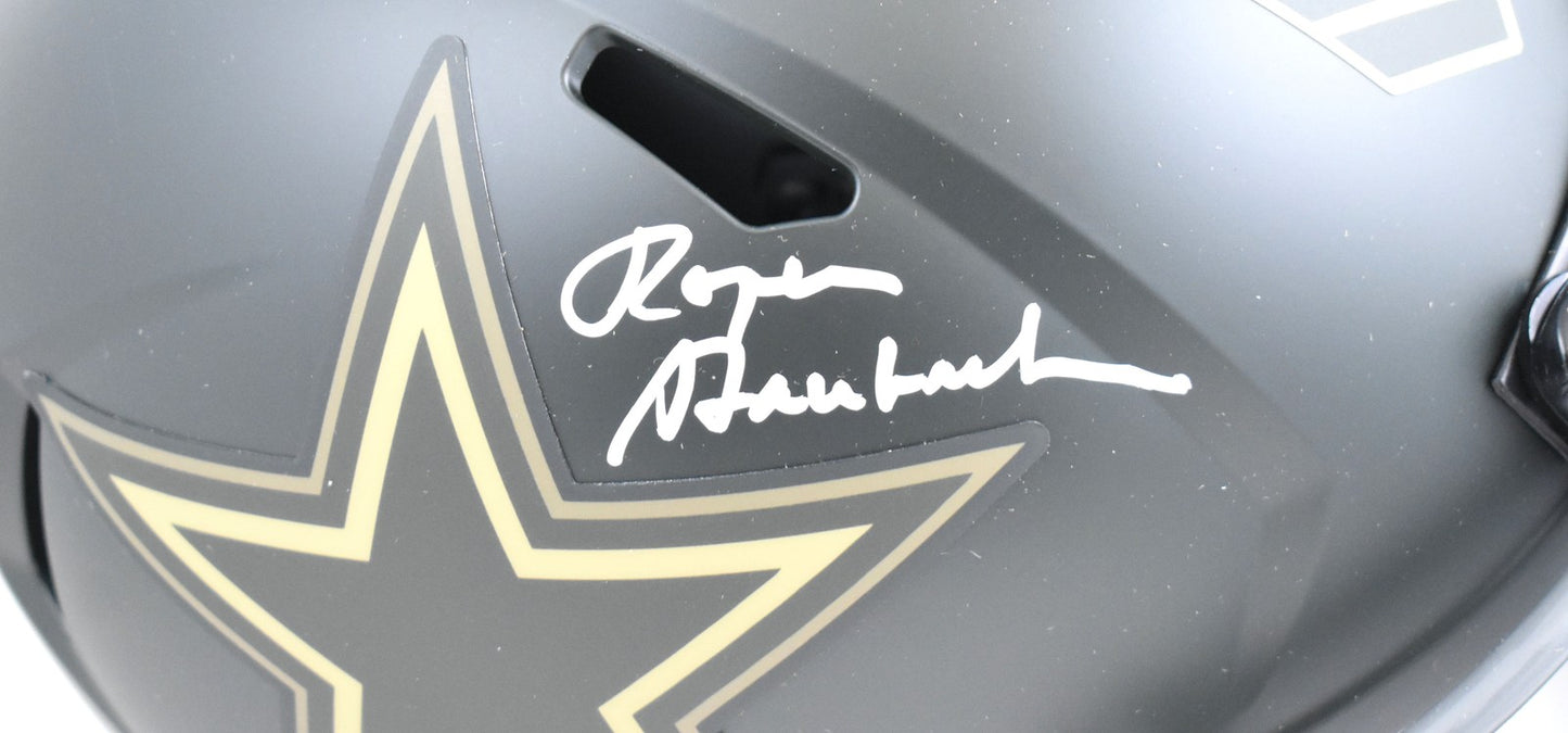 Roger Staubach Autographed Dallas Cowboys 2025 Salute to Service Helmet