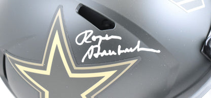 Roger Staubach Autographed Dallas Cowboys 2025 Salute to Service Helmet