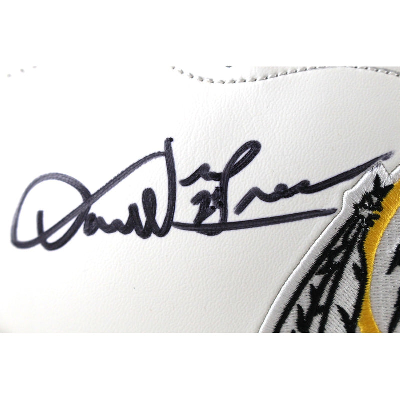 Darrell Green Autographed Washington Redskins Logo Football HOF (BAS)