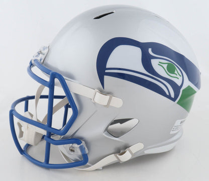 Warren Moon Autographed Seattle Seahawks Full Size Replica Helmet - HOF '06