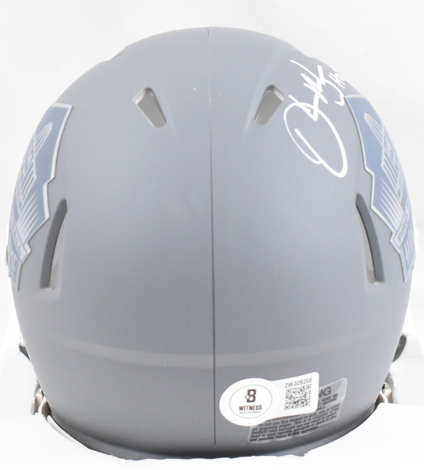 Derrick Brooks Signed Tampa Bay Buccaneers Slate Speed Mini Helmet