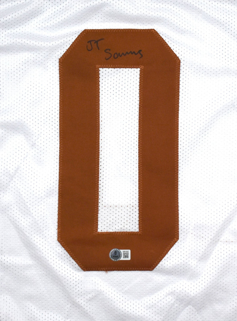 Ja'Tavion Sanders Autographed White Custom Jersey