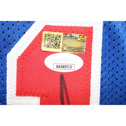 Dennis Rodman Signed Detroit Pistons Style Basketball Jersey (JSA)