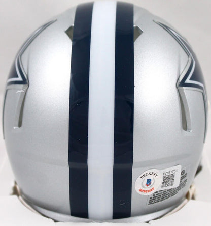 Trevon Diggs Autographed Dallas Cowboys Speed Mini Helmet - Black