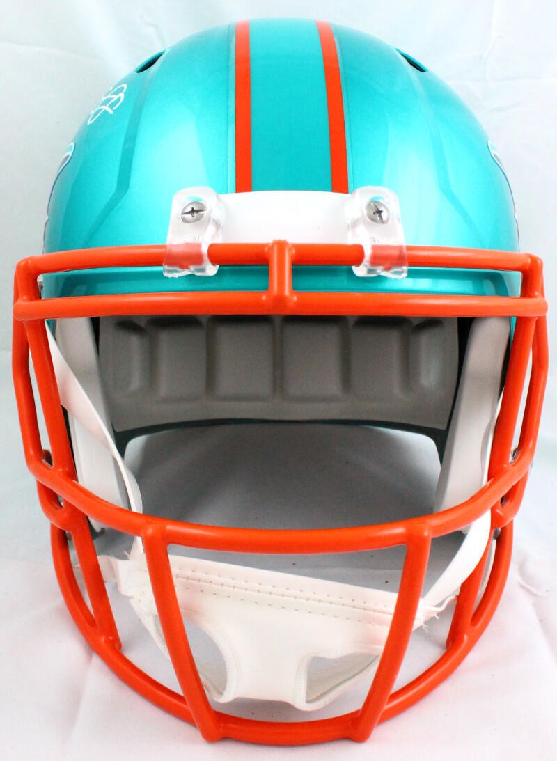 Mike Gesicki Autographed Miami Dolphins Riddell Flash Full Size Helmet