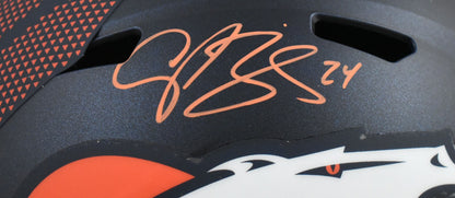 Champ Bailey Signed Denver Broncos Full Size Speed Helmet