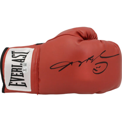 Sugar Ray Leonard Autographed Red Everlast Boxing Glove (Right Hand)