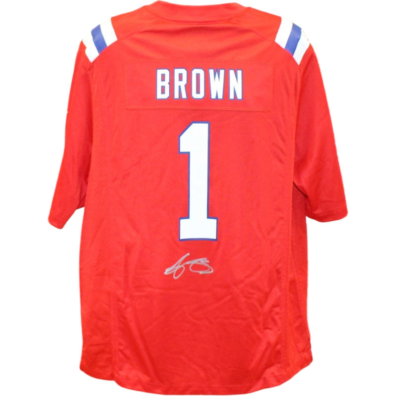 AJ Brown Autographed New England Patriots Jersey