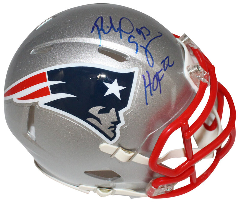 Richard Seymour Signed New England Patriots Speed Mini Helmet HOF