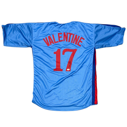Ellis Valentine Montreal Expos Autographed Custom Jersey (JSA Witness)