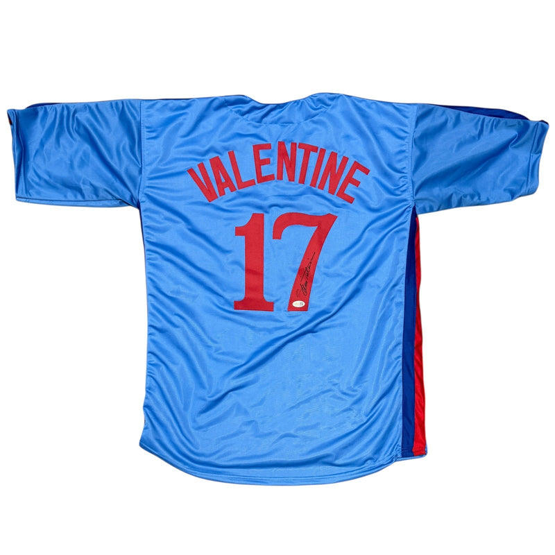 Ellis Valentine Montreal Expos Autographed Custom Jersey (JSA Witness)