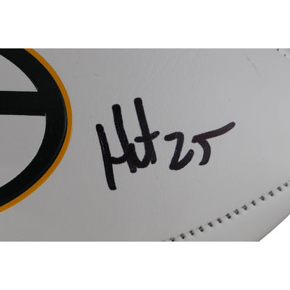 Sterling Sharpe Green Bay Packers Autographed Logo Football HOF Inscription