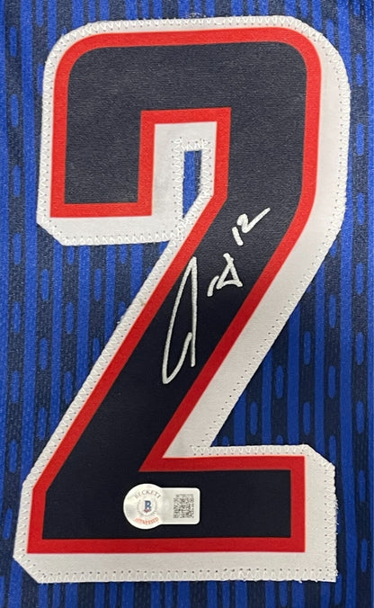 Jrue Holiday Signed USA Basketball Custom Jersey (Beckett COA)