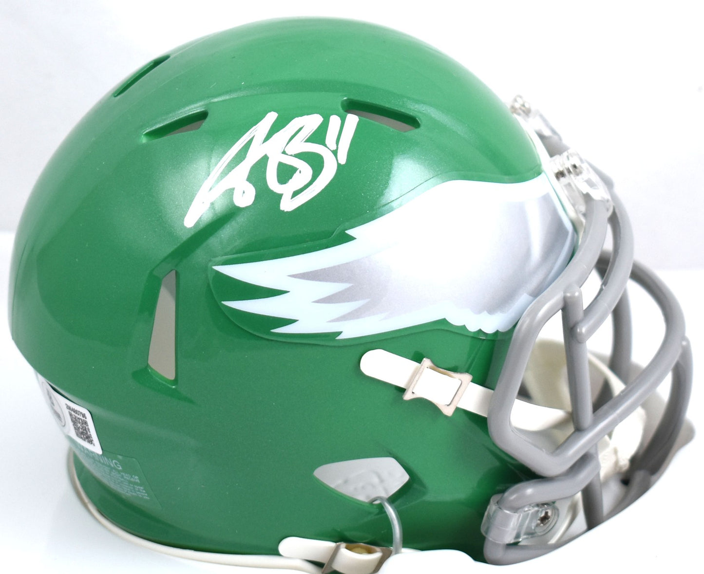 A.J. Brown Signed Philadelphia Eagles 2023 Alternate Mini Helmet