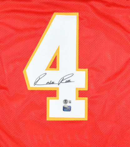Rashee Rice Autographed Kansas City Chiefs Custom Red Jersey