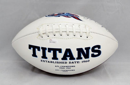 Marcus Mariota Autographed Tennessee Titans Logo Football