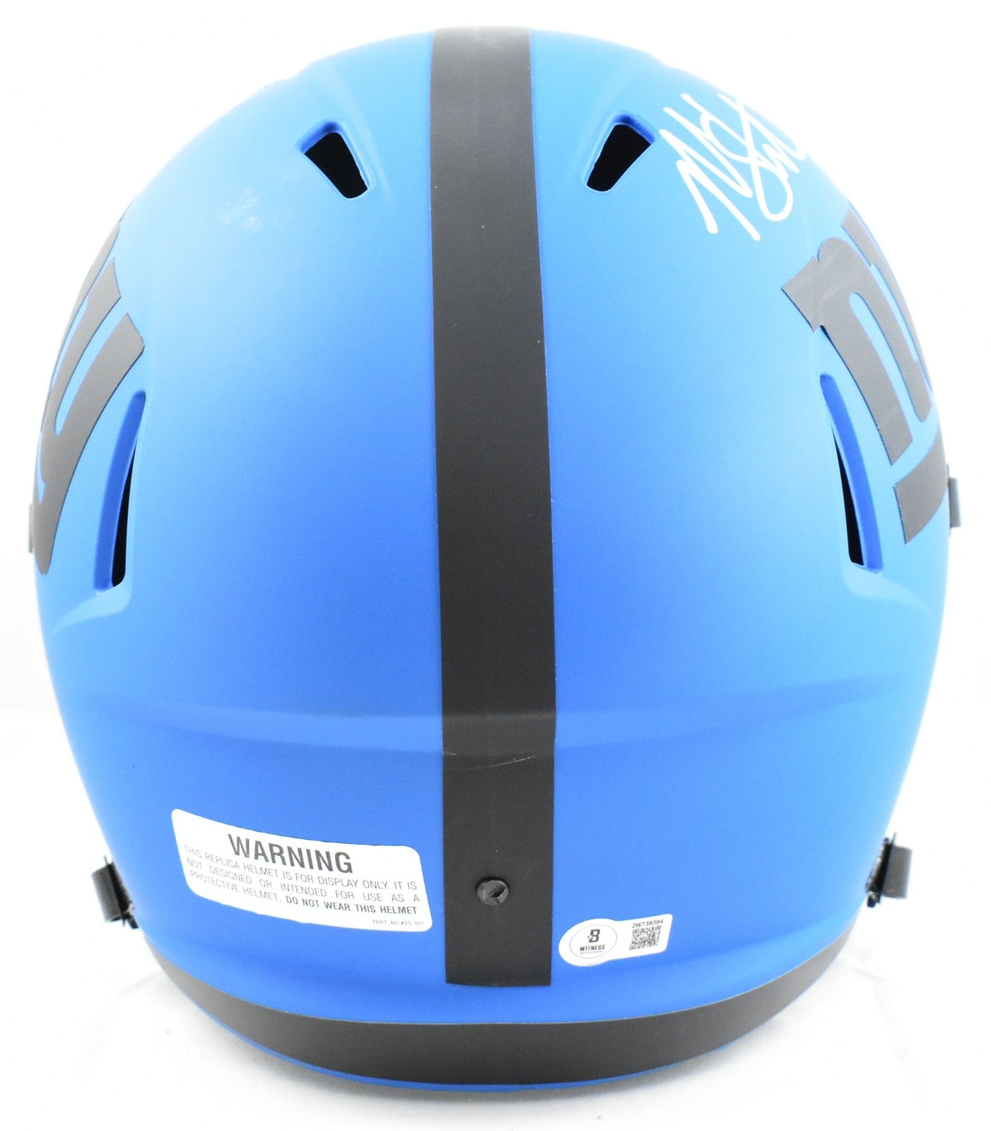 Michael Strahan Signed New York Giants Full Size Rave Speed Helmet