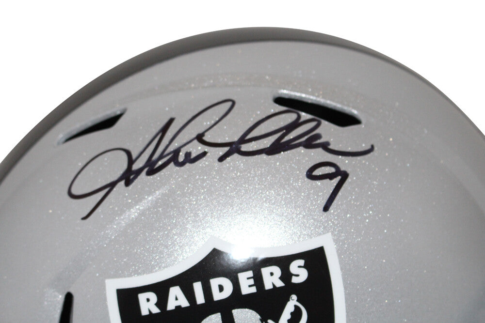 Shane Lechler Oakland Raiders Autographed Full Size Speed Replica Helmet