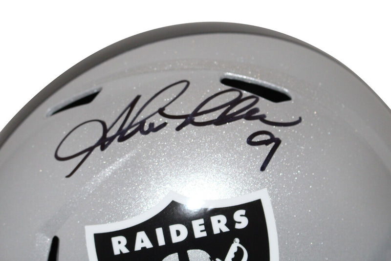 Shane Lechler Oakland Raiders Autographed Full Size Speed Replica Helmet