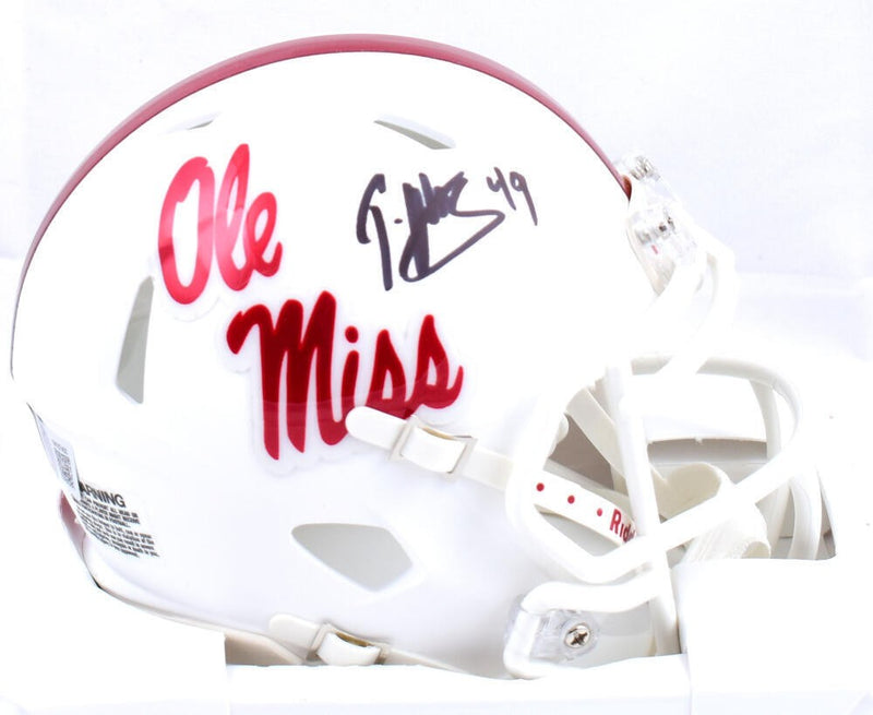 Patrick Willis Signed Ole Miss Rebels Speed Mini Helmet