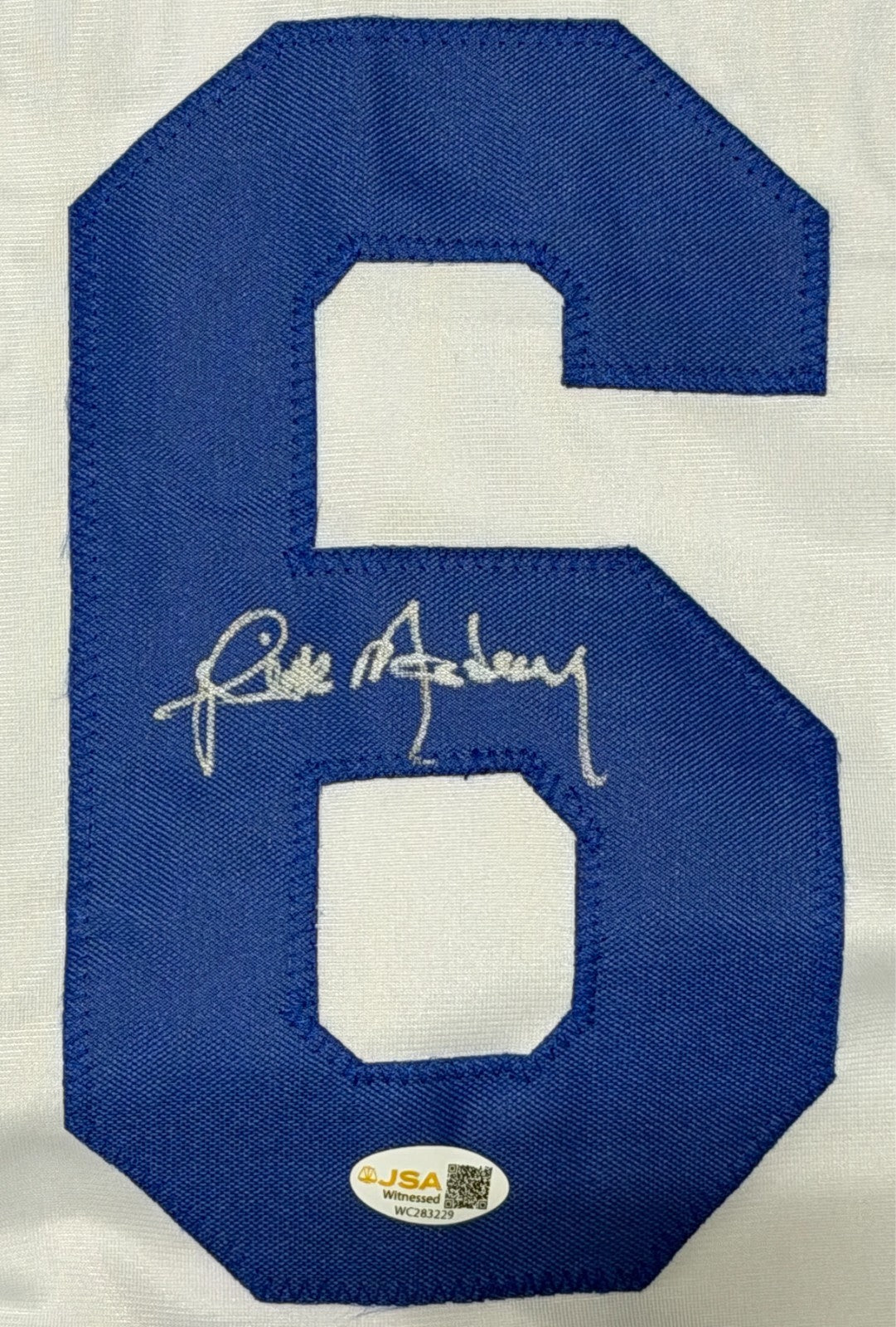 Rick Monday Signed Los Angeles Dodgers Custom Jersey JSA COA